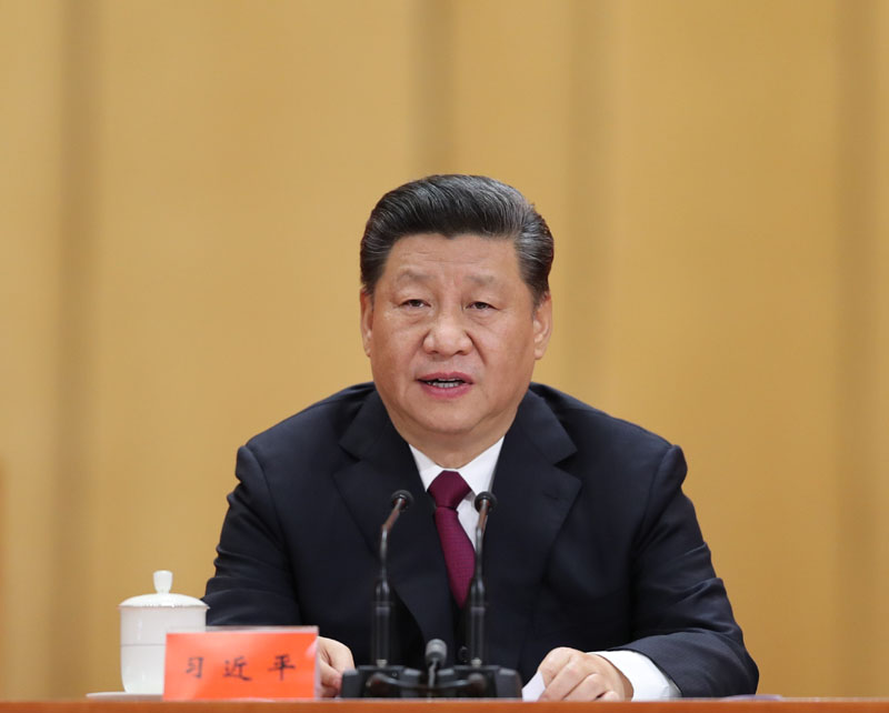 4月30日，紀(jì)念五四運(yùn)動(dòng)100周年大會(huì)在北京人民大會(huì)堂隆重舉行。中共中央總書記、國家主席、中央軍委主席習(xí)近平在大會(huì)上發(fā)表重要講話。